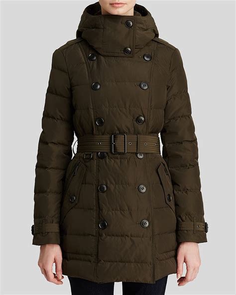 Burberry Allerdale Mid Length Down Puffer Coat 